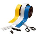 Magnetisches Beschriftungsband, weiß, Bandhöhe...