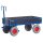 Handpritschenwagen mit Bordwänden, Ladefläche LxB 1160x760 mm, Traglast 700 kg, TPE-Bereifung 250x60 mm