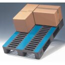 3-Kufen-Palette aus HDPE, rutschhemmende Oberfläche,...