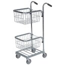 Minitransportwagen, BxTxH 660x385x1090 mm, 2 Körbe,...