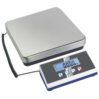Plattformwaage, Wägebereich 150 kg, Wägeschritte 50 g, Wägeplattform Edelstahl 315x305 mm