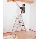 Stufen-Stehleiter, beidseitig begehbar, Höhe 940 mm,...