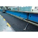 Industriematte, Rollenware schwarz/gelb, Breite 1200 mm,...