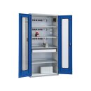 Akku-Schrank, BxTxH 1000x490x2000 mm, Türen mit...