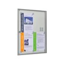 Schaukasten, BxTxH 500x27x700 mm, 4xDIN A4, Aluprofile,...