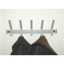 Wandgarderobenleiste, BxTxH 1500x120x160 mm, 15 Hut- + 15...