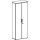Büro-Flügeltürenschrank, BxTxH 800x420x2160 mm, 6 OH, 5 Böden, Schloss, Justierfüße, buche