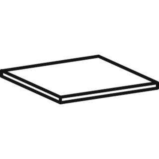 Fachboden, für Regale und Schränke BxTxH 400x370x19mm, ahorn