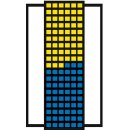 Flügeltürenschrank, BxTxH 680x280x2150 mm, RAL...