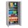 Feuergeschützter Stahlschrank, Sicherheitsstufe S1, BxTxH 650x500x1226 mm, Volumen 256 l, 3 Böden, RAL 7035 lichtgrau