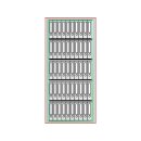 Dokumentenschrank, Sicherheitsstufe Kl. I, S60P, BxTxH 886x445x1884 mm, Volumen 448 l, 4 Böden, Kapazität 50 Ordner, RAL 7035 lichtgrau