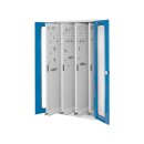 Schwerlastschrank, Sichtfenstertüren, 4...