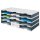 Sortierablage Trio 12 Fächer H293xB723xT331mm Polystyrol grau/schwarz STYRO