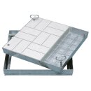 Stahl-Schachtabdeckung, verzinkt, mit frei wählbarer...