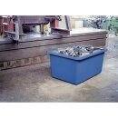 GFK-Rechteckbehälter, mit Staplertaschen, Volumen 2200 l, LxBxH oben auß/inn 2110/1970x1480/1340x930/920 mm, Farbe grün