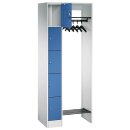 Garderobenanlage für 5 Personen, 1x5 Fächer,...