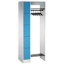 Garderobenanlage für 5 Personen, 1x5 Fächer,...