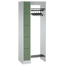 Garderobenanlage für 5 Personen, 1x5 Fächer,...