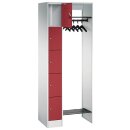 Garderobenanlage für 5 Personen, 1x5 Fächer,...