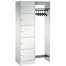 Garderobenanlage für 5 Personen, 1x5 Fächer,...