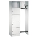 Garderobenanlage für 5 Personen, 1x5 Fächer,...
