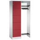 Garderobenanlage für 5 Personen, 1x5 Fächer,...
