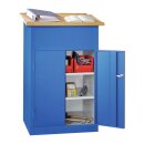 Stehpult, geschlossene Schrank-Ausführung, 2 feste...