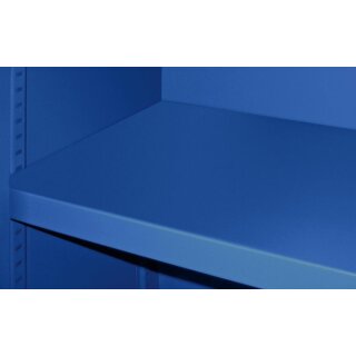 Einlegeboden für Schrankbreite 1200 mm, Schranktiefe 600 mm, 30 mm stark, inkl. 4 Bodenträgern, RAL 5010