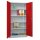 Werkzeugschrank, Vollblechtüren, 4 beschichtete Böden, BxTxH 1000x500x1950 mm, RAL 7035/3000