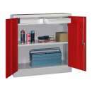 Werkzeugschrank, Vollblechtüren, 1 beschichteter...
