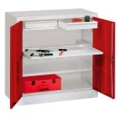 Werkzeugschrank, Vollblechtüren, 1 beschichteter...