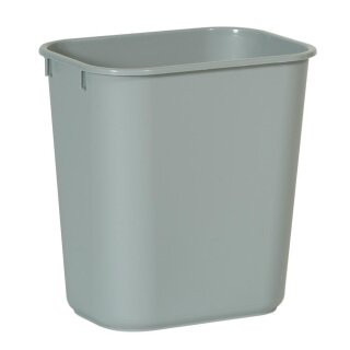 Papierkorb, PE, Volumen 26,6 l, BxTxH 365x260x381 mm, grau