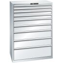 Schubladenschrank, Traglast/Schubl.: 200 kg, 9 Schubladen...