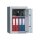 Dokumentenschrank, Sicherheitsstufe Kl. I, LFS30P, BxTxH 495x472x675 mm, Volumen 55 l, 1 Boden, RAL 7035 lichtgrau