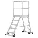 Podesttreppe fahrbar, einseitig begehbar,...