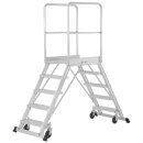 Podesttreppe fahrbar, beidseitig begehbar,...