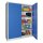 Flügeltürenschrank, Vollblechtüren, 4 verzinkte Böden, BxTxH 1200x500x1950 mm, RAL 7035/5010