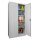 Flügeltürenschrank, Vollblechtüren, 4 verzinkte Böden, BxTxH 1200x400x1950 mm, RAL 7035