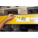 Etikettenhalter selbstklebend, weiß, BxH 100x54 mm,...