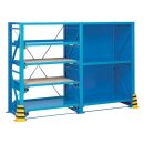 Schwerlast-Auszugregal, Grundfeld, BxTxH 890x860x2000 mm,...