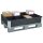 Aufsatzrahmen-Raumteiler PE-RE schwarz, BxTxH 800x1200x200 mm, 8-fach, VE 2 Stück