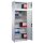 Flügeltüren-Aufsatzschrank, BxTxH 930x400x500 mm, RAL 7035/5012
