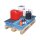Polyethylen-Kleingebindewanne, BxTxH 400x800x170 mm, blau, Auffangvolumen 30 l, Gewicht 5 kg