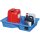 Polyethylen-Kleingebindewanne, BxTxH 600x800x170 mm, blau, Auffangvolumen 40 l, Gewicht 7 kg