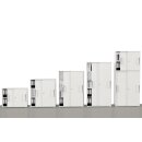 Schiebetürenschrank, BxTxH 1000x400x1830 mm, 5 OH, 4...