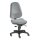 Bürodrehstuhl, Gr.L, Sitz-BxTxH 460x440x430-530 mm, Lehnenh. 560-610 mm, Punkt-Synchronm., Lendenwirbelstütze, Bandscheibensitz, Bezug grau