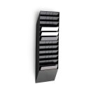 Prospektspender FLEXIBOXX 12 A4 quer, Schwarz