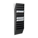 Prospektspender FLEXIBOXX 12 A4 quer, Schwarz