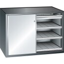 Schubladenschrank m. Schiebetüren, BxTxH...