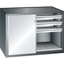 Schubladenschrank m. Schiebetüren, BxTxH...